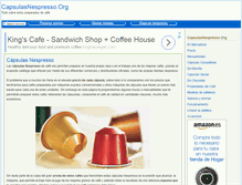 Tablet Screenshot of capsulasnespresso.org